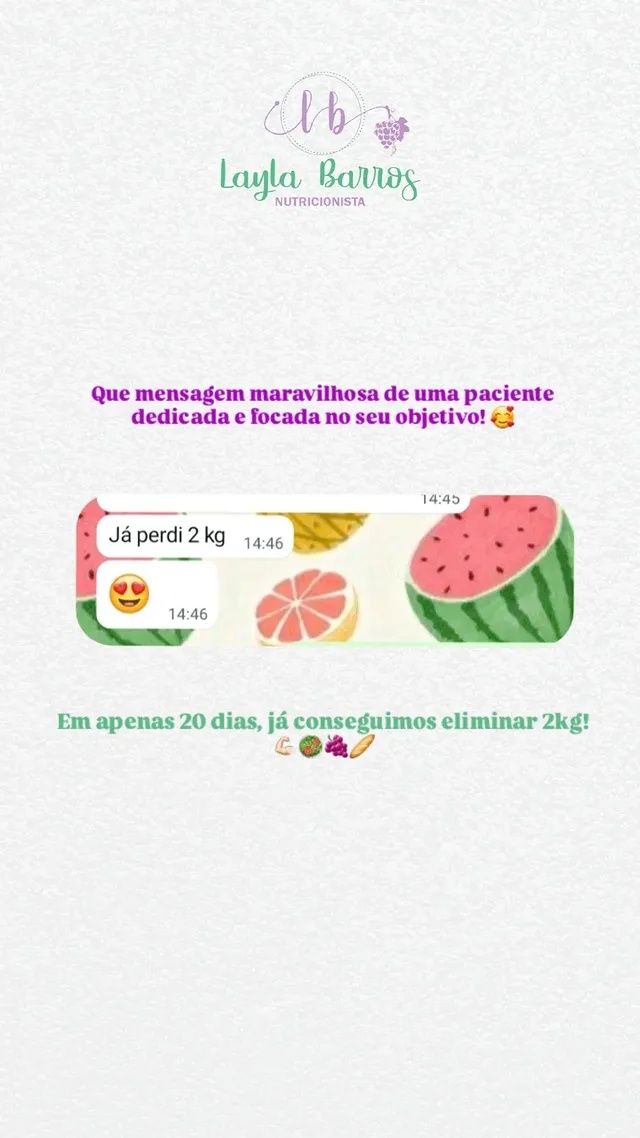 Depoimento: Paciente elogia atendimento humanizado da Nutricionista Layla Barros